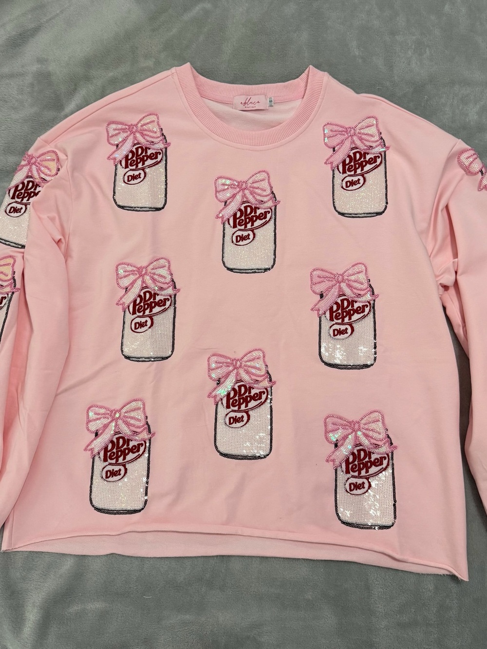Pink Diet Dr Pepper Sweatshirt